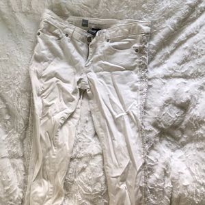 white denim jeans